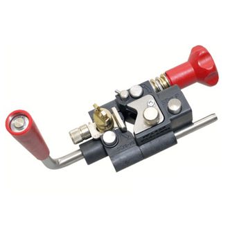 Representative image for semiconductor preparation tools: metal hand tool with red adjustment knobs.